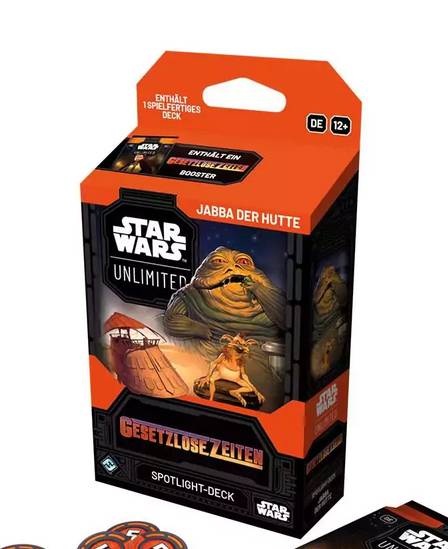 Star Wars: Unlimited - Gesetzlose Zeiten Spotlight Deck -Jabba der Hutte deutsch