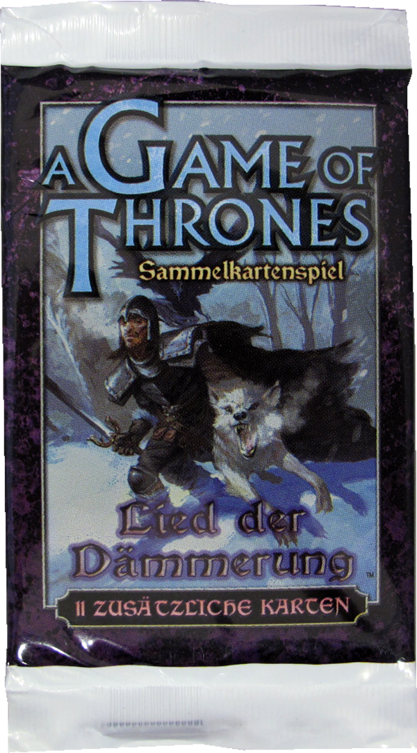 A Game of Thrones Sammelkartenspiel Lied der Dämmerung Booster deutsch