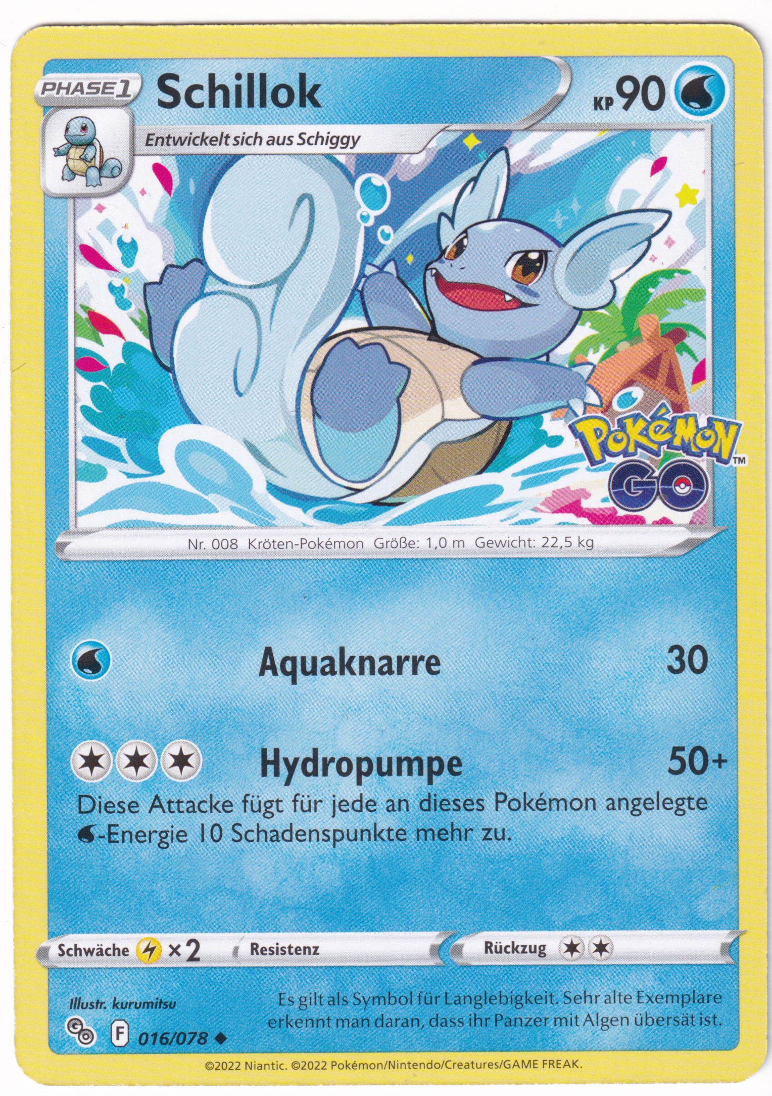Schillok 016 /78 Uncommon - Pokemon Go Deutsch