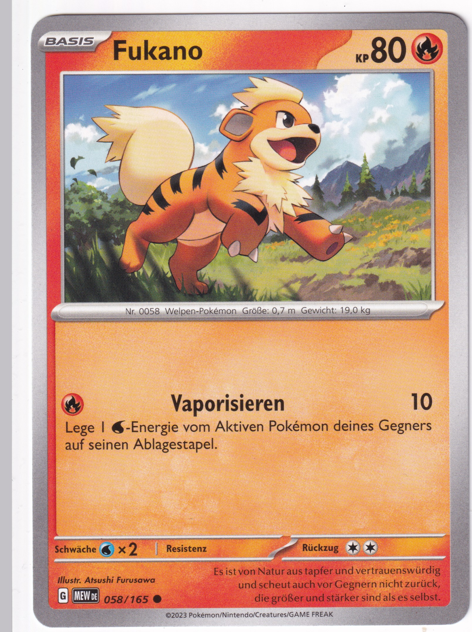 Fukano 058/165 Common - Karmesin & Purpur - 151 Deutsch