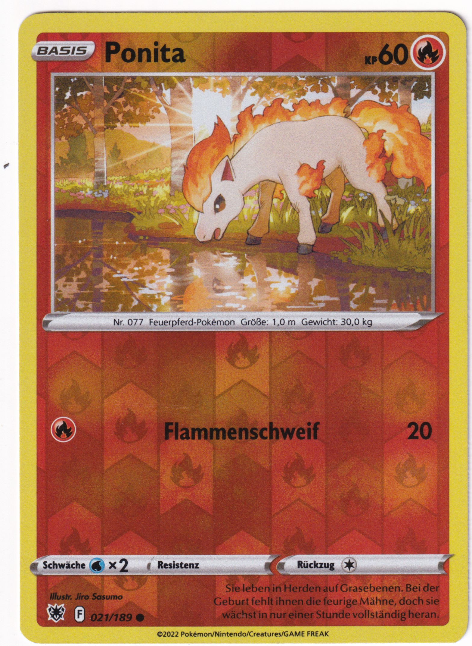 Ponita 021/189 Common Reverse Holo - Astralglanz Deutsch