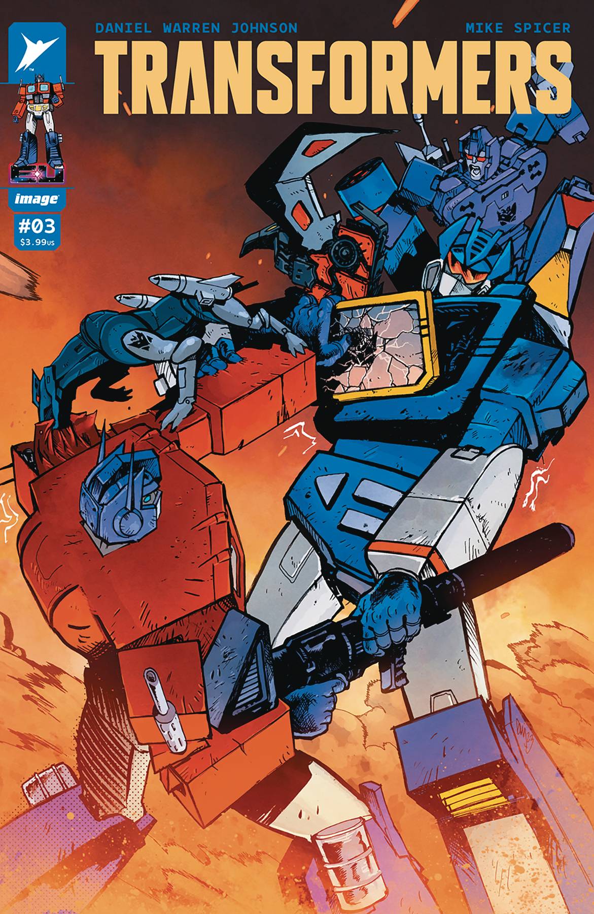 TRANSFORMERS #3 CVR A JOHNSON