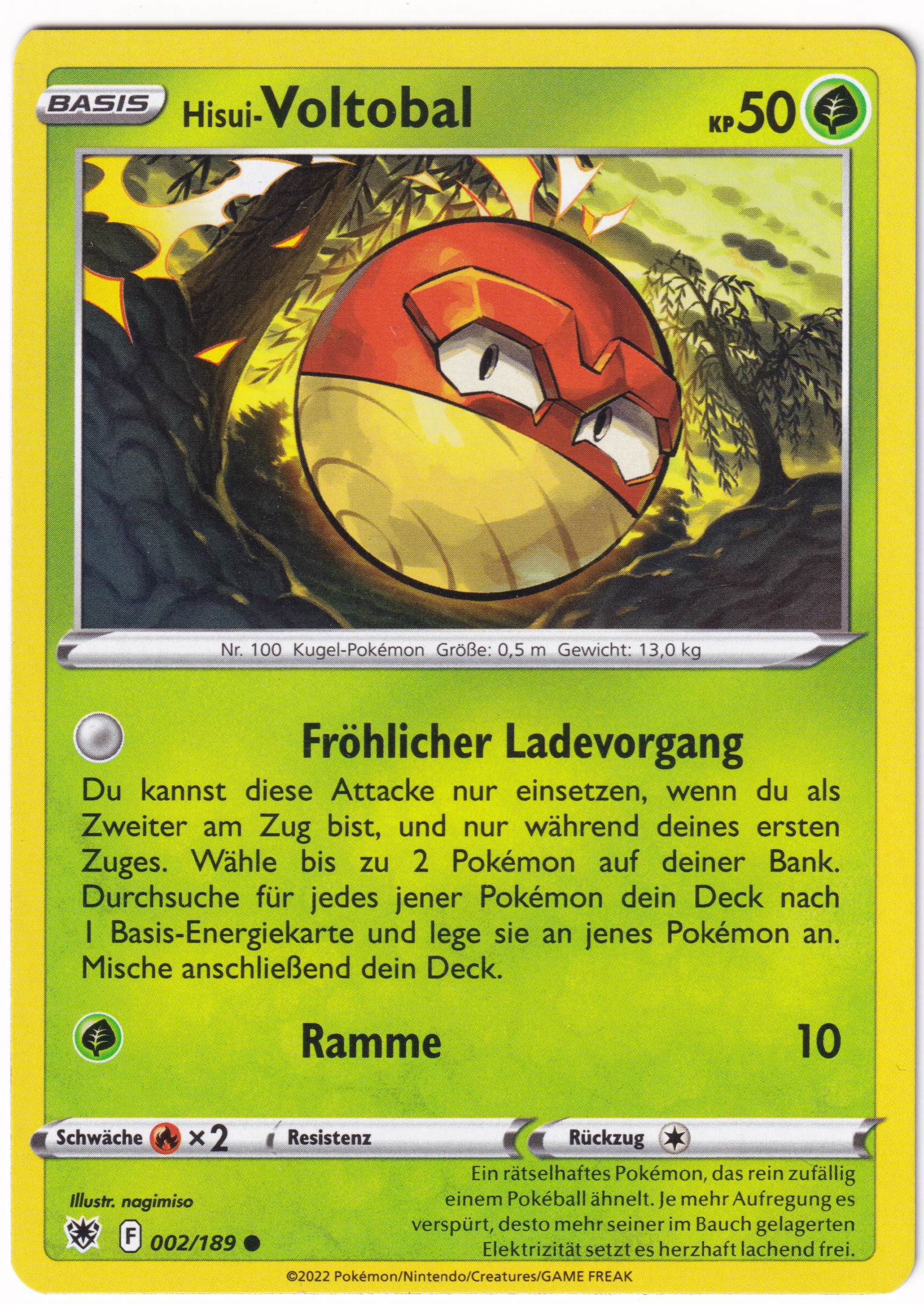 Hisui-Voltobal 002/189 Common - Astralglanz Deutsch