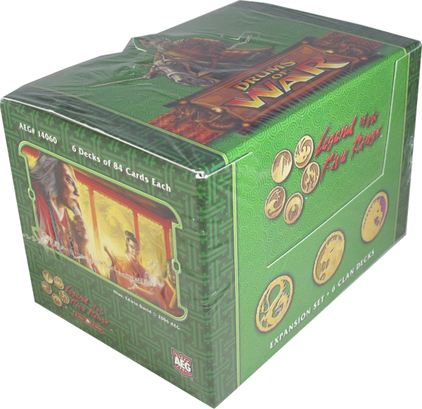 Legend of the Five Rings - Drums of War - Clan Deck Display - englisch