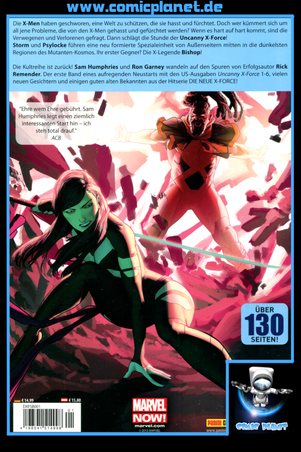 Uncanny X-Force Band 01: Blut und Angst