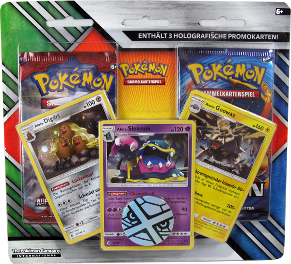 Pokemon Alola 2 Pack Blister deutsch