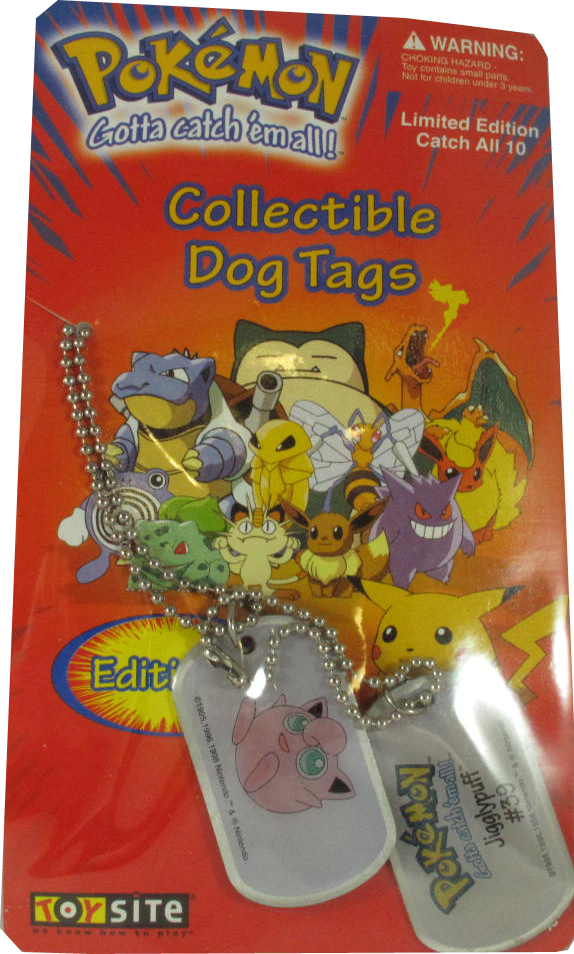 Pokemon Dog Tag Jigglypuff #39