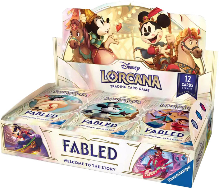 Disney Lorcana Fabled Booster Display englisch