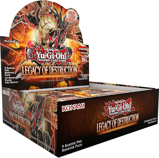 Yu-Gi-Oh! Legacy of Destruction Booster Display deutsch