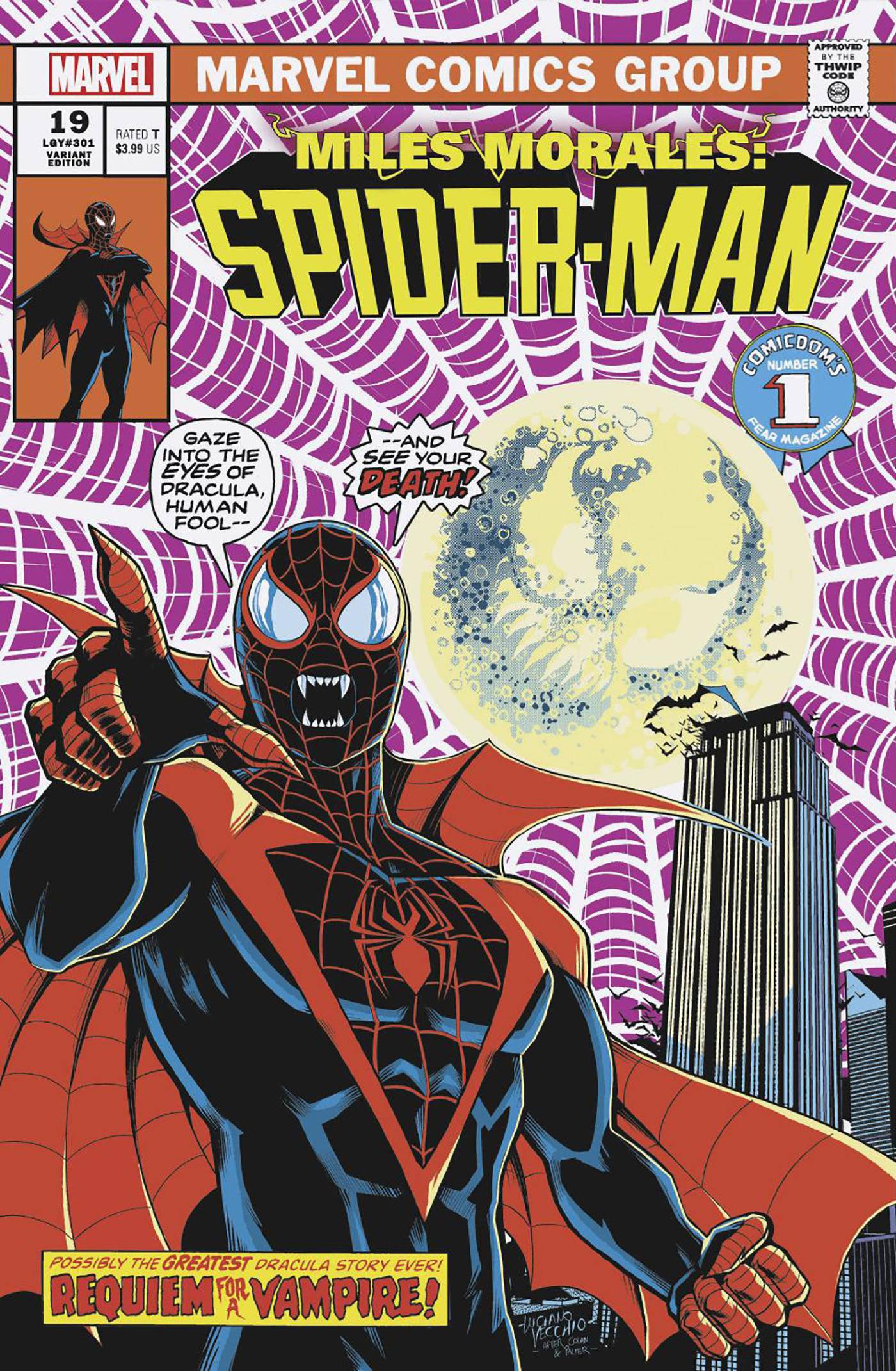 MILES MORALES SPIDER-MAN (2022) #19 VECCHIO VAMPIRE VAR