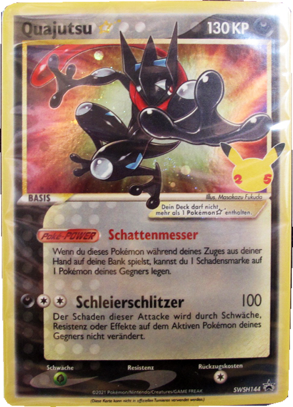 Pokemon SWSH144 Quajutsu Star Einzelkarte deutsch