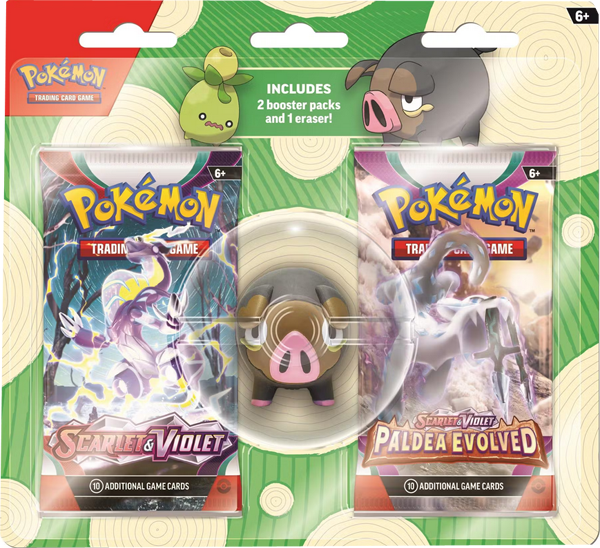 Pokemon Back to School Eraser Blister - Lechonk englisch