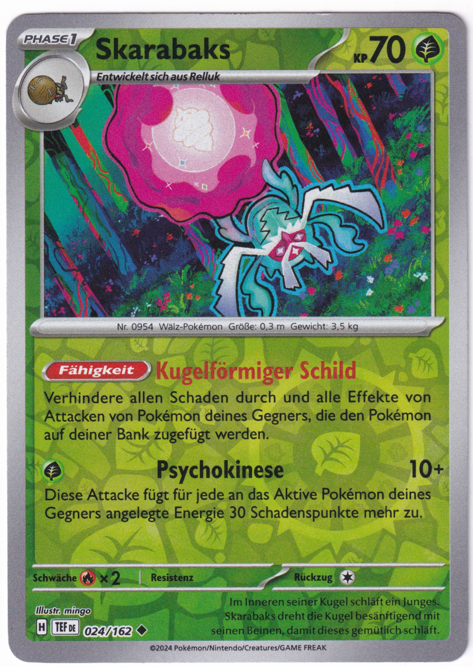 Skarabaks 024/162 Uncommon Reverse Holo - Karmesin & Purpur - Gewalten der Zeit Deutsch