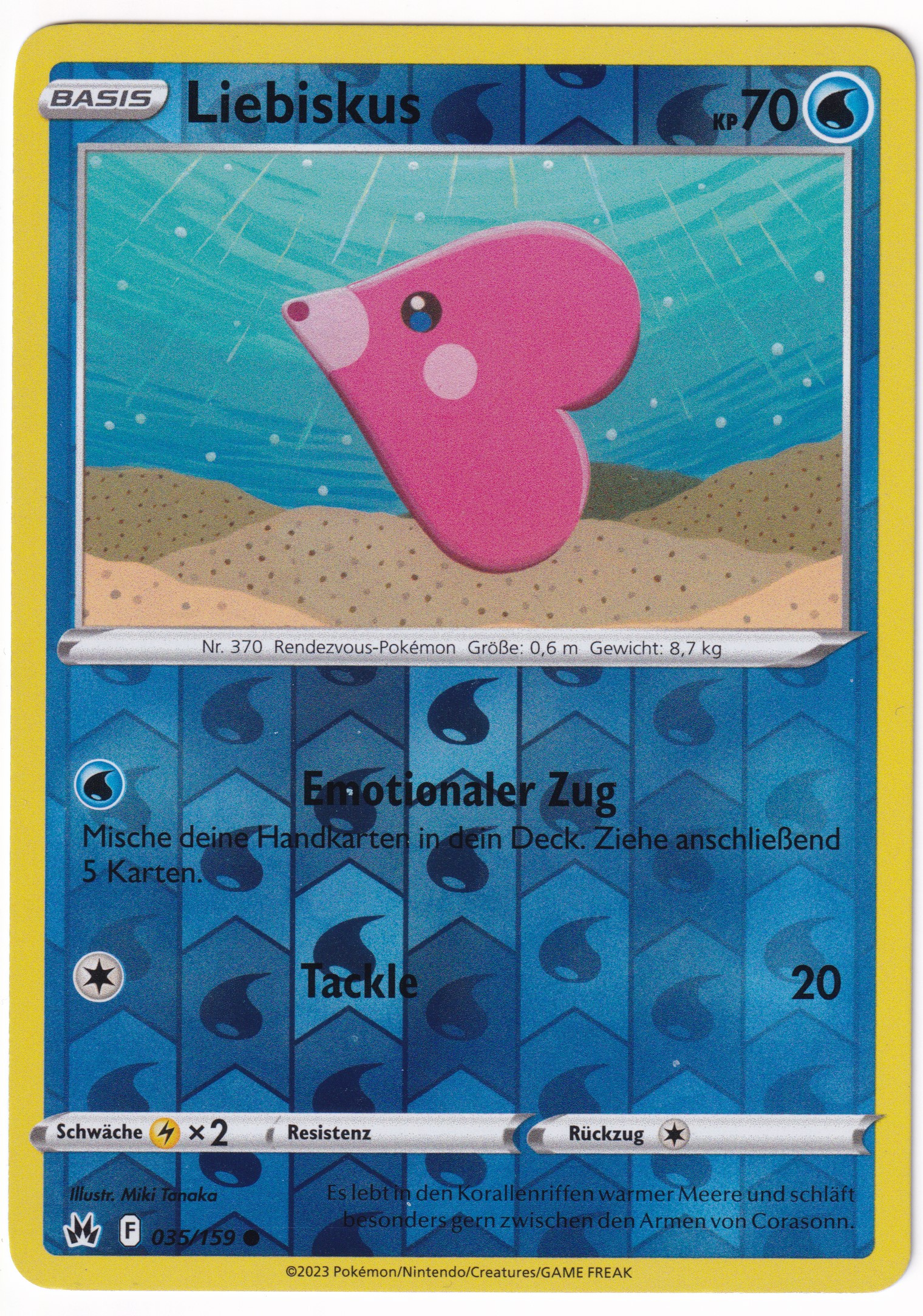 Liebiskus 035/159 Common Reverse Holo - Zenit der Könige Deutsch