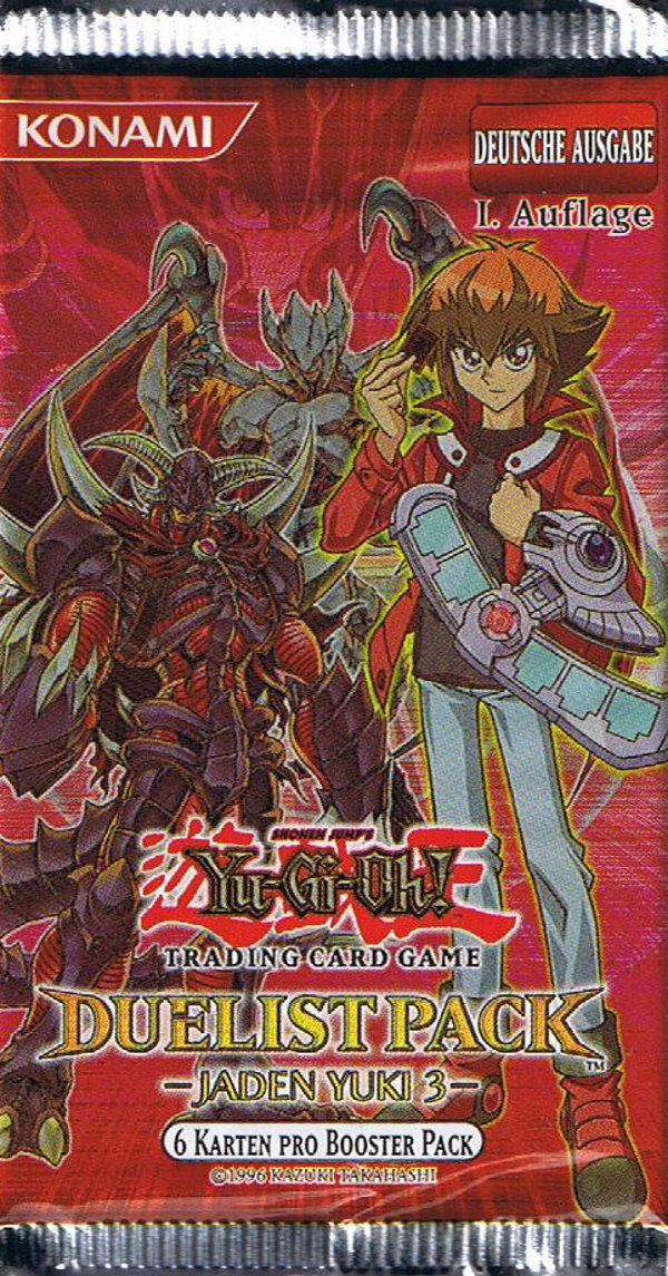 Yu-Gi-Oh! Duelist Pack: Jaden Yuki 3 Booster 1st Edetion deutsch