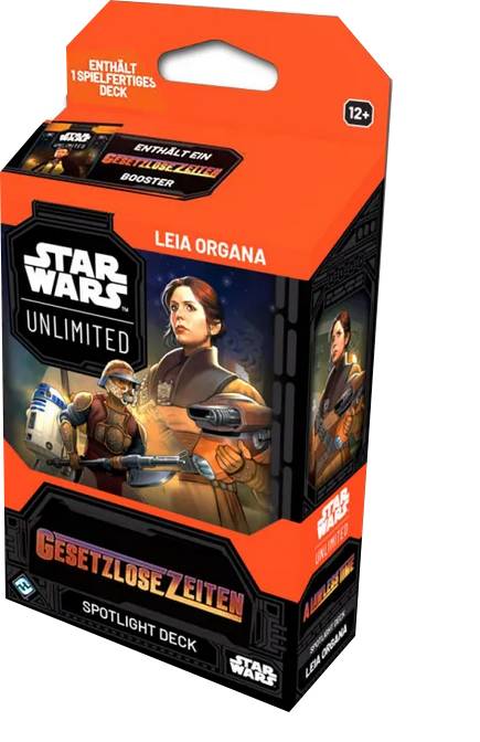 Star Wars: Unlimited - Gesetzlose Zeiten Spotlight Deck - Leia Organa deutsch