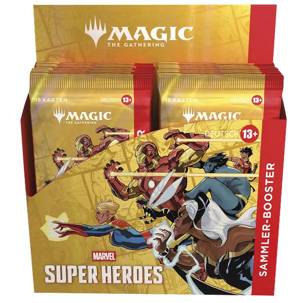 Magic Marvel Super Heroes Sammler Booster Display deutsch