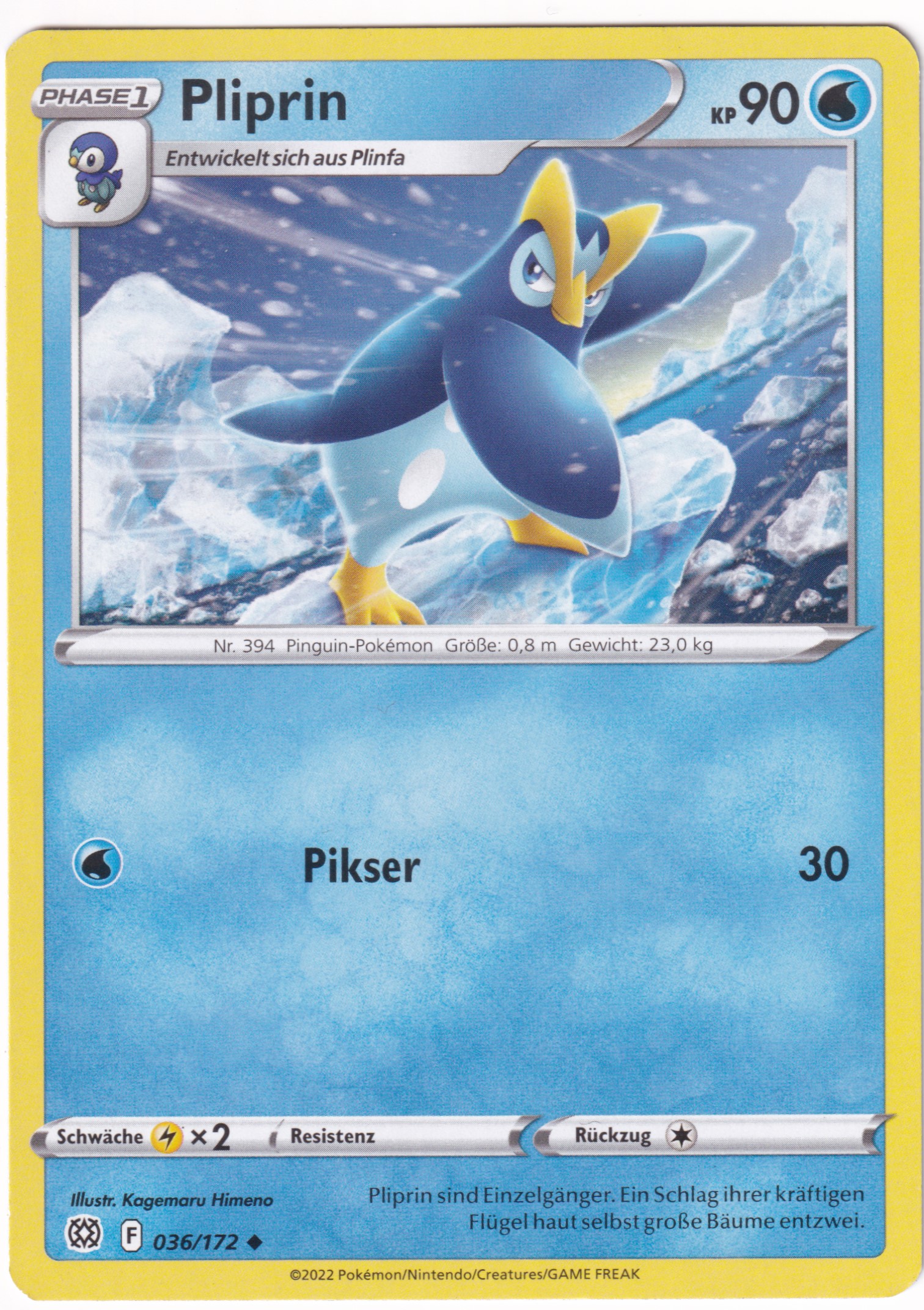 Pliprin 036/172 Uncommon - Strahlende Sterne Deutsch
