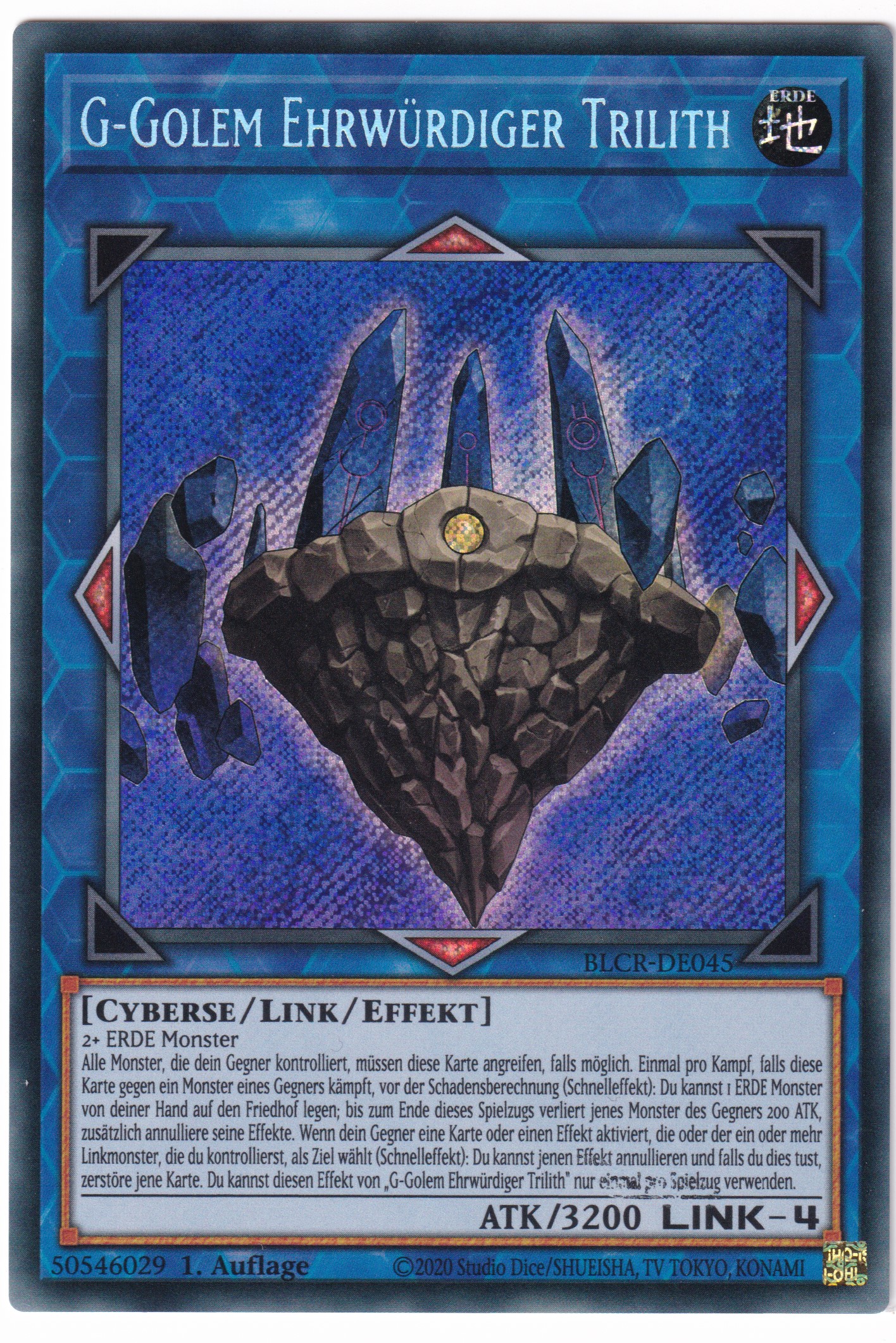 G-Golem Ehrwürdiger Trilith 045/097 Secret Rare - BoL: Crystal Revenge