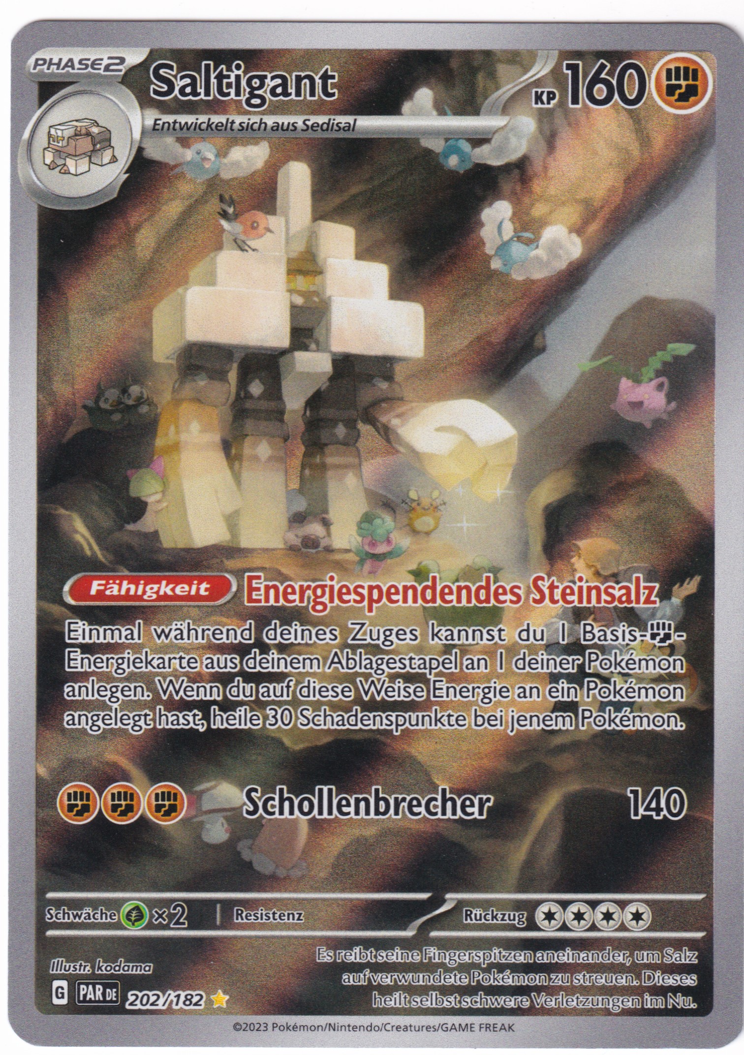Saltigant 202/182 Illustration Rare - Karmesin & Purpur - Paradoxrift Deutsch