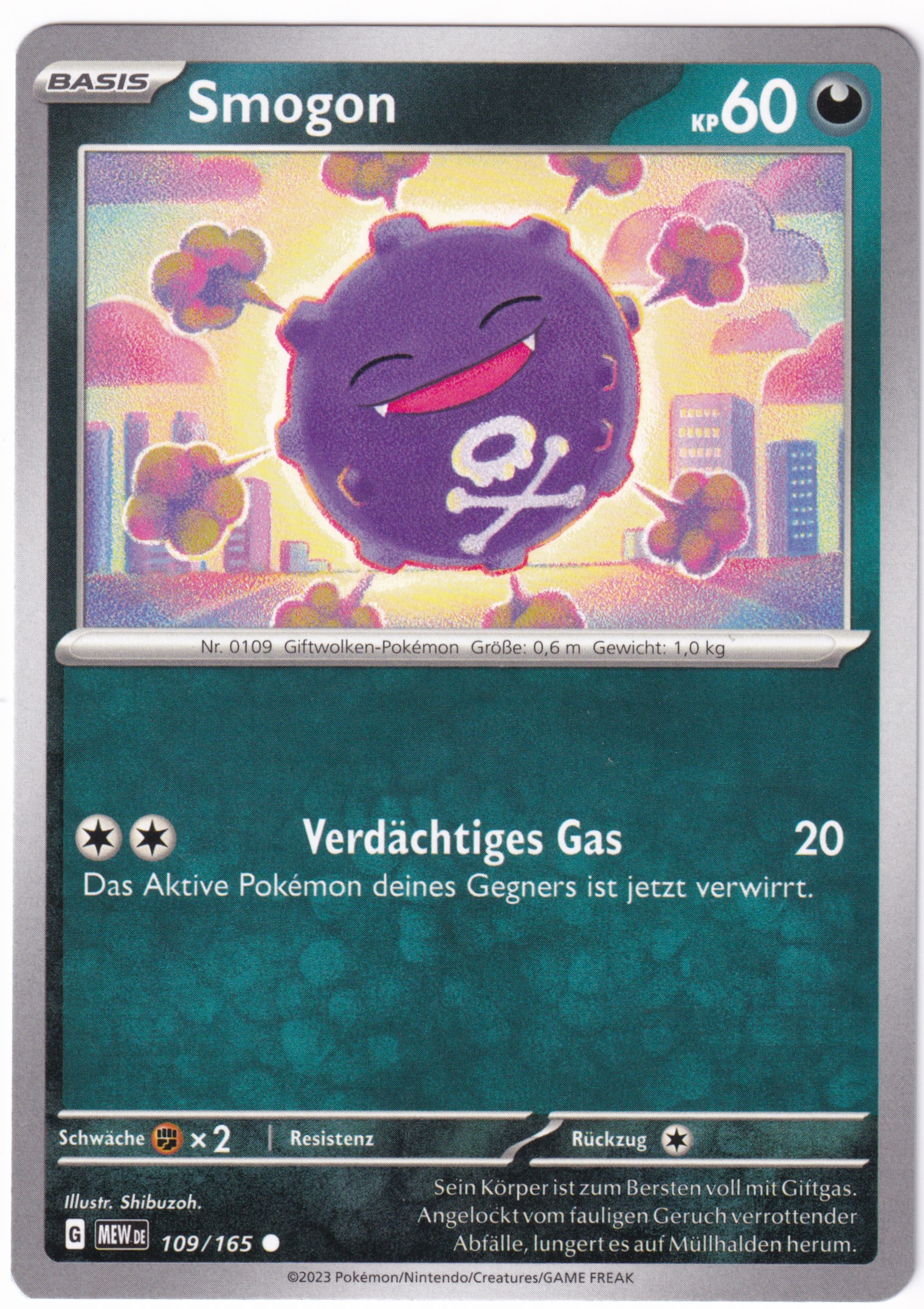 Smogon 109/165 Common - Karmesin & Purpur - 151 Deutsch