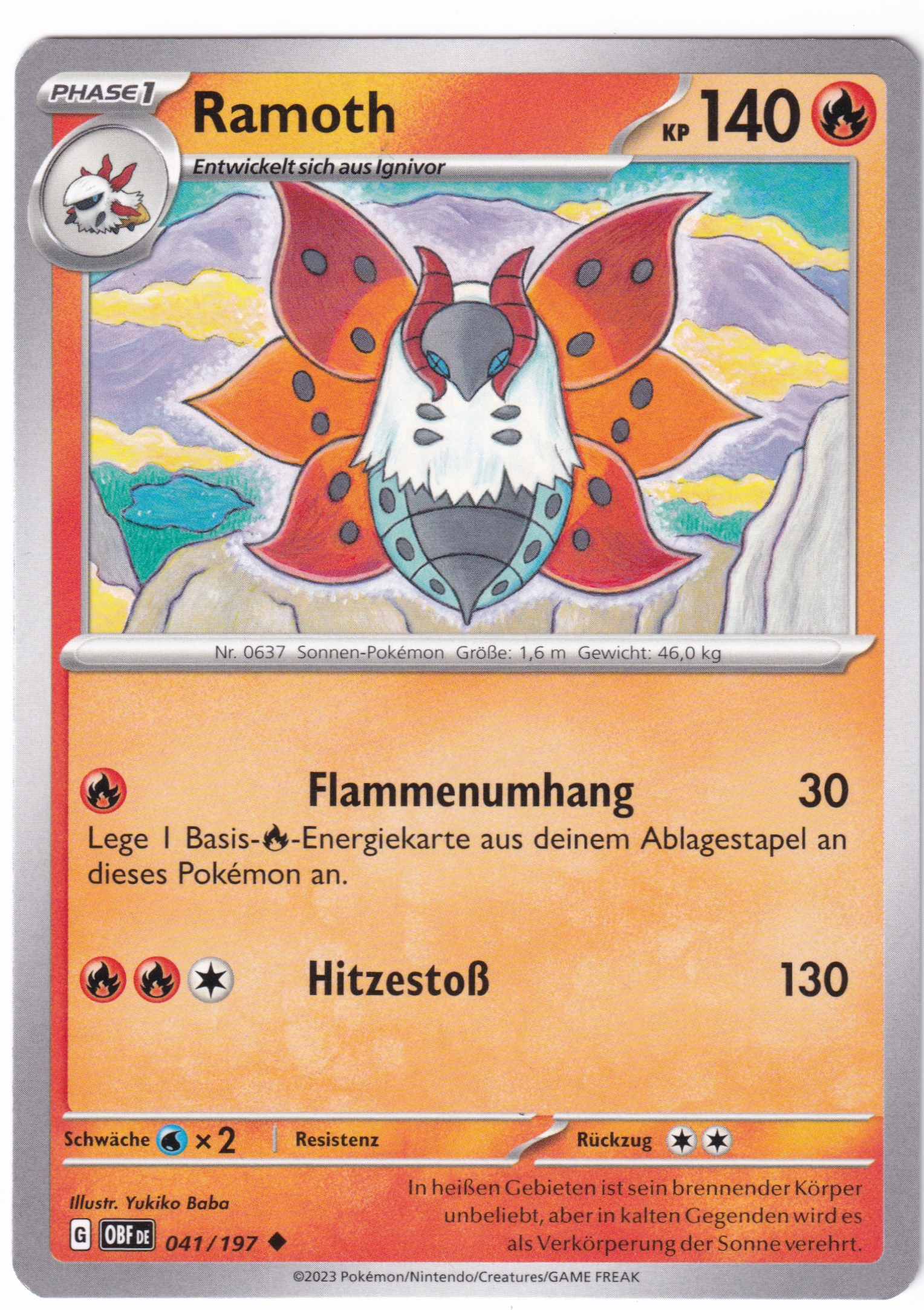 Ramoth 041/197 Uncommon - Obsidian Flammen Deutsch