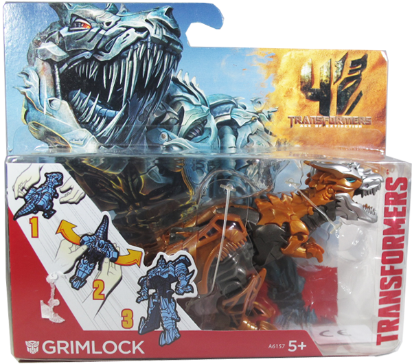 Action Figur - Transformers Age of Extinction - One Step Magic Figuren - Grimlock