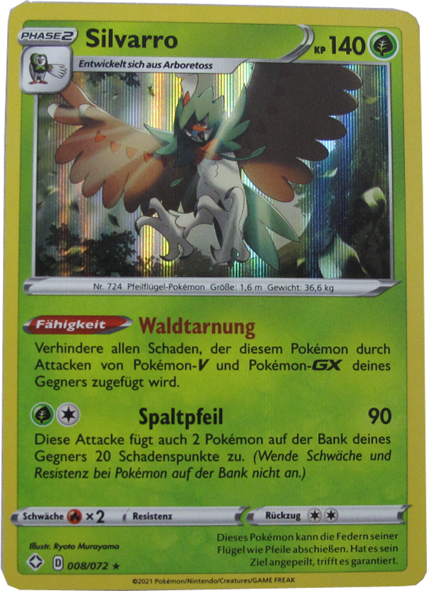 GLSS-008/072 Silvarro Holo Rare Deutsch