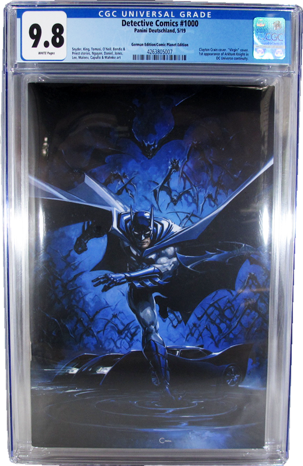 Batman DETECTIVE COMICS #1000 - COMIC PLANET VARIANT - CGC GRADED 9.8