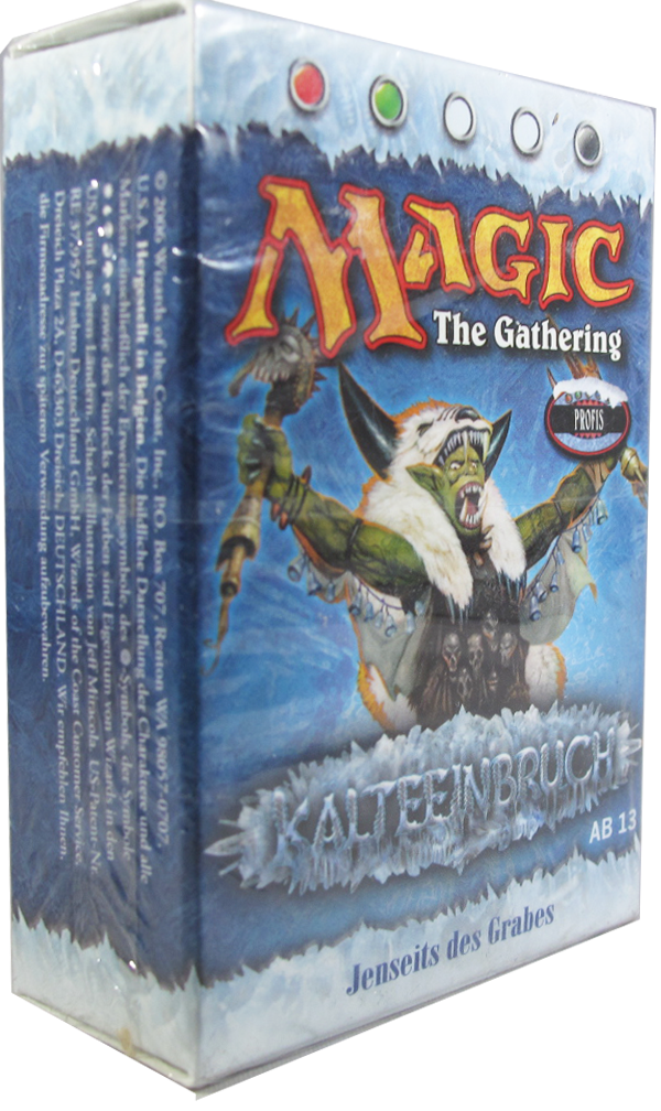 Magic Kälteeinbruch Starter Deck - Jenseits des Grabes deutsch