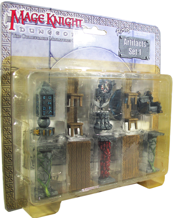 Mage Knight Dungeons - The Collectible Miniatures Game - Artifacts Set 1