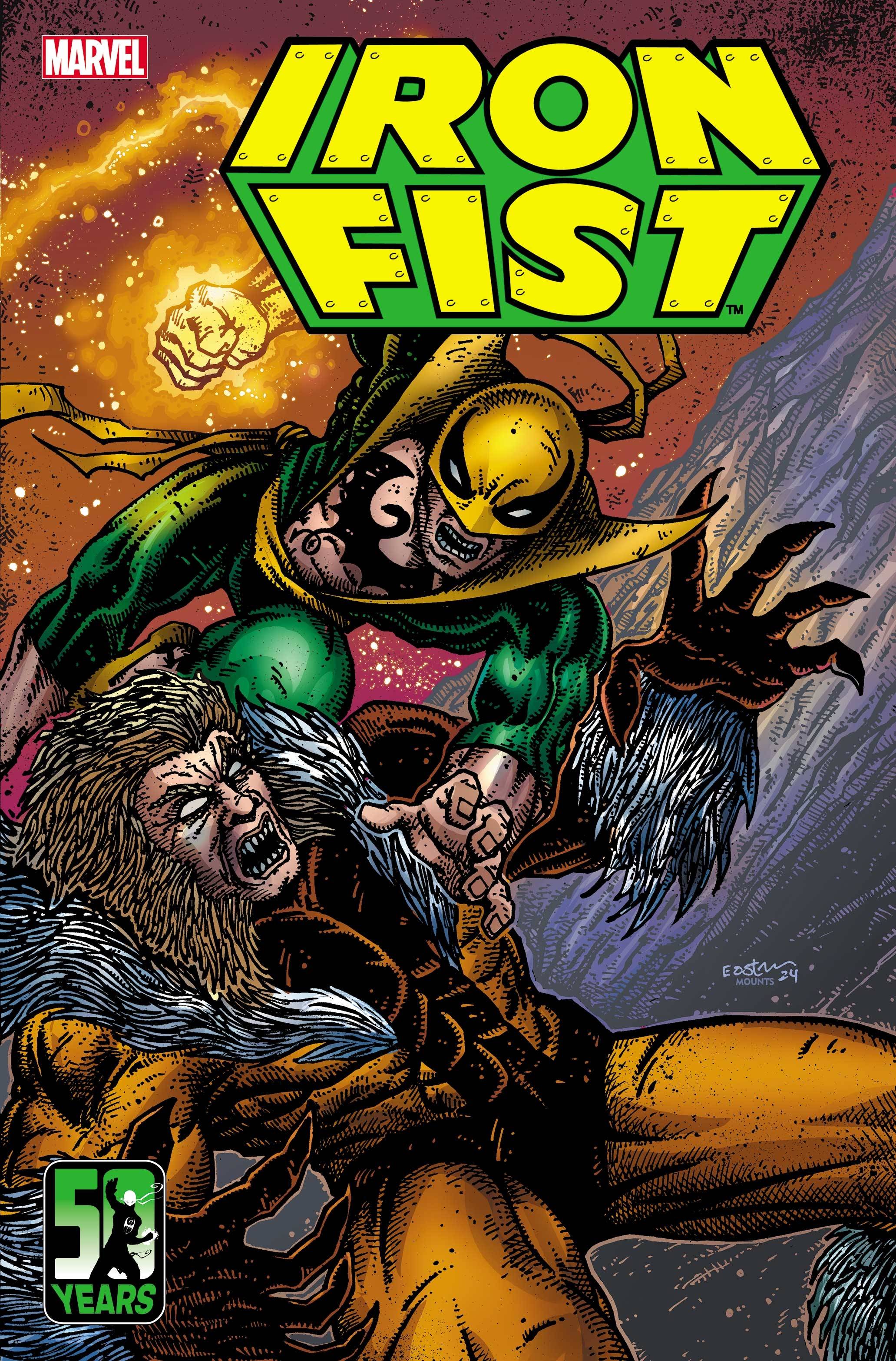 IRON FIST 50TH ANNIVERSARY SPECIAL #1 KEVIN EASTMAN VAR