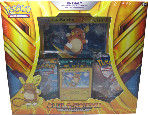 Pokemon Alola-Raichu Kollektion deutsch