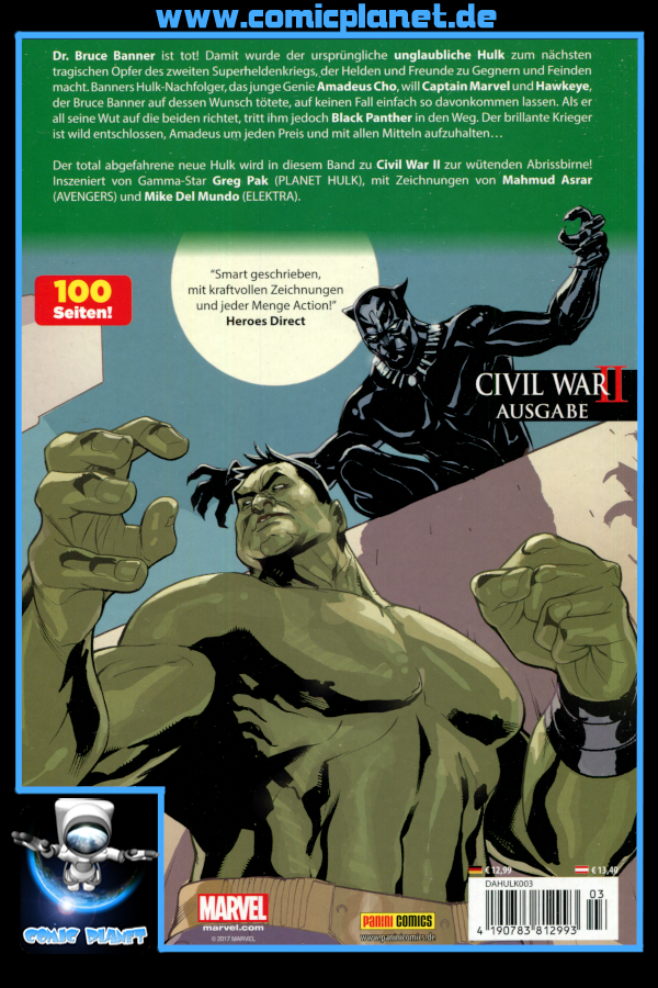 Hulk Band 3: Civil War II - Gewichtige Entscheidungen