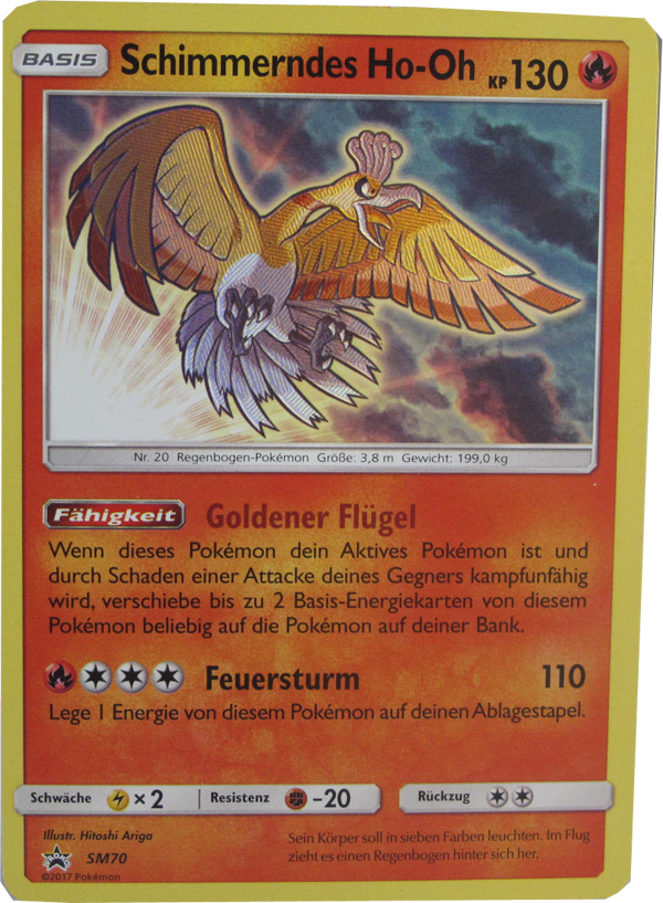 Pokemon Basis Schimmerndes Ho-Oh KP130