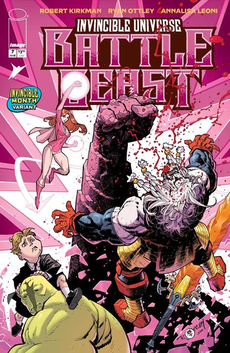 INVINCIBLE UNIVERSE BATTLE BEAST #7 CVR H RYAN OTTLEY INVINCIBLE TEAM UP VAR