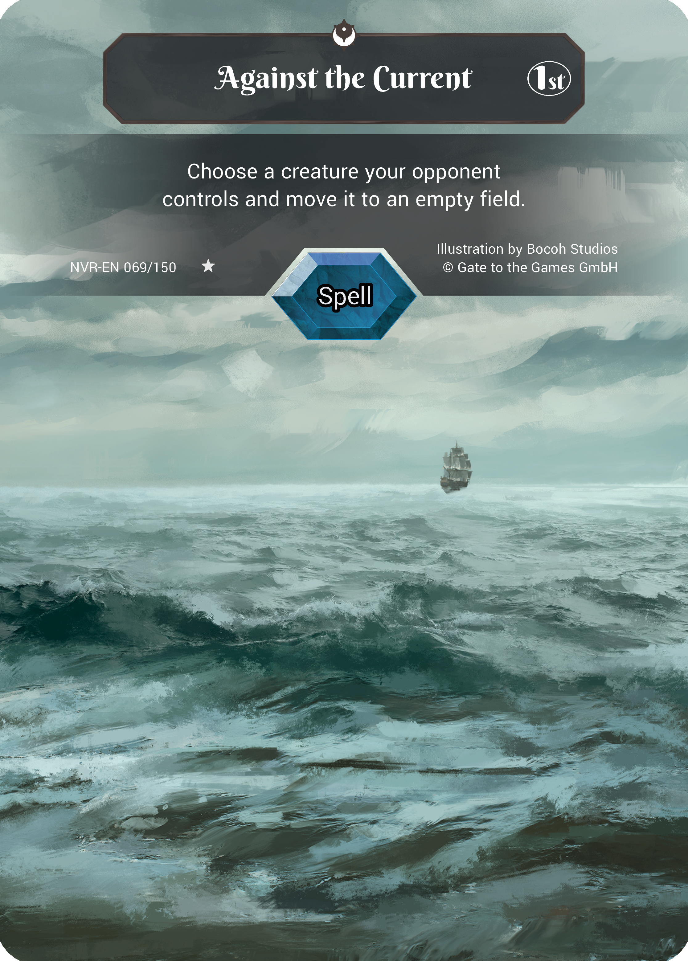 Against the Current 069/150 Rare Parallel Foil - Alpha 1. Edition EN