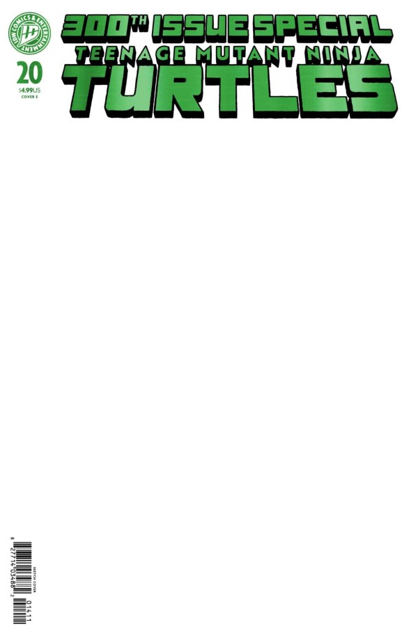Teenage Mutant Ninja Turtles #20: 300th Issue Special: G Foil Stamped Sketch Variant