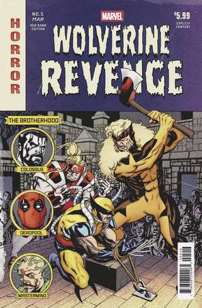 WOLVERINE REVENGE RED BAND #5 (OF 5) 1:25 INCV MCKONE VAR (POLYBAG)
