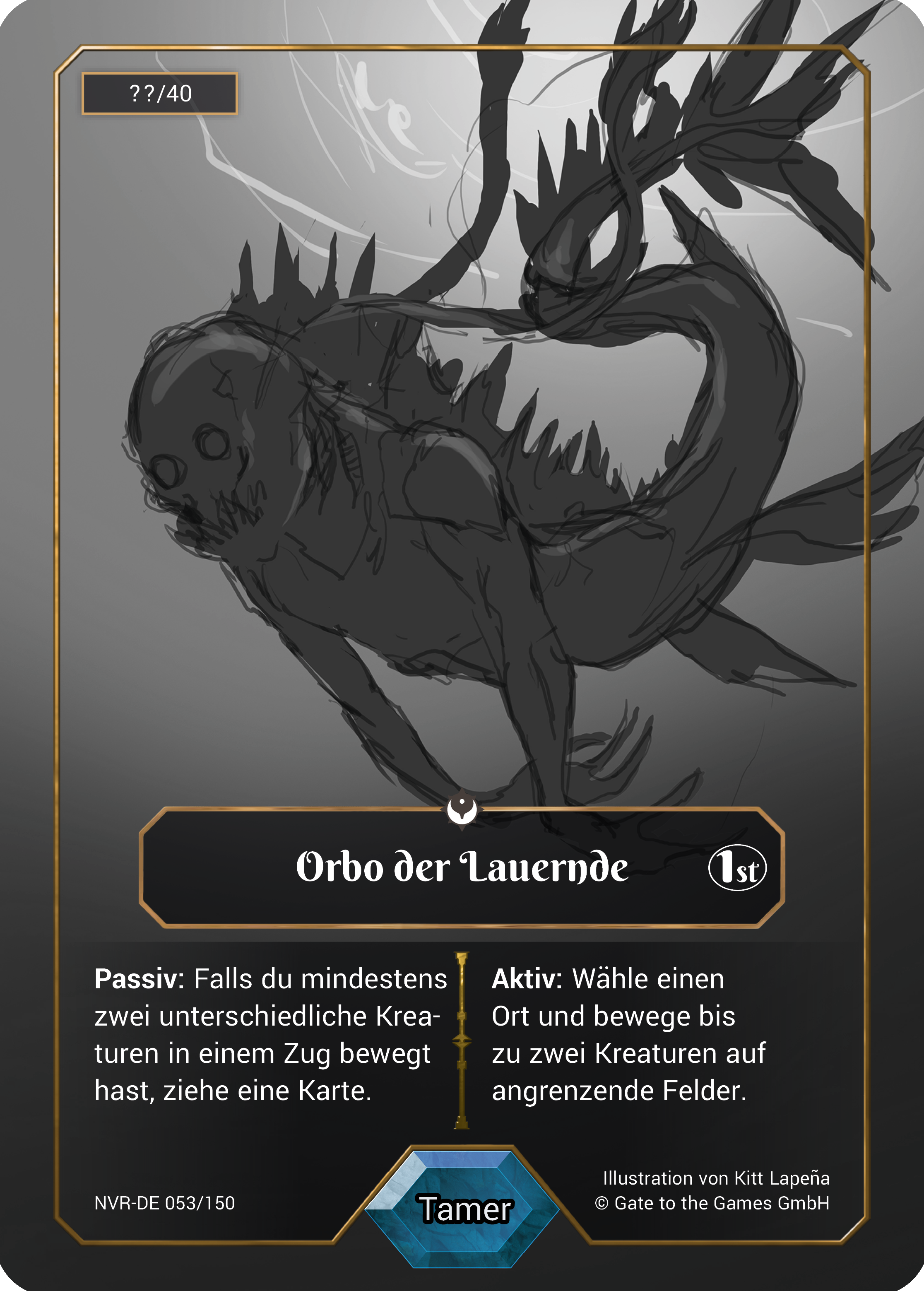 Orbo der Lauernde 053/150 Box Topper  - Alpha 1. Edition DE