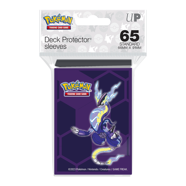 Ultra Pro Pokemon - Standard - 65 Standard Deck Protector Sleeves - Miraidon (Stock #16189)