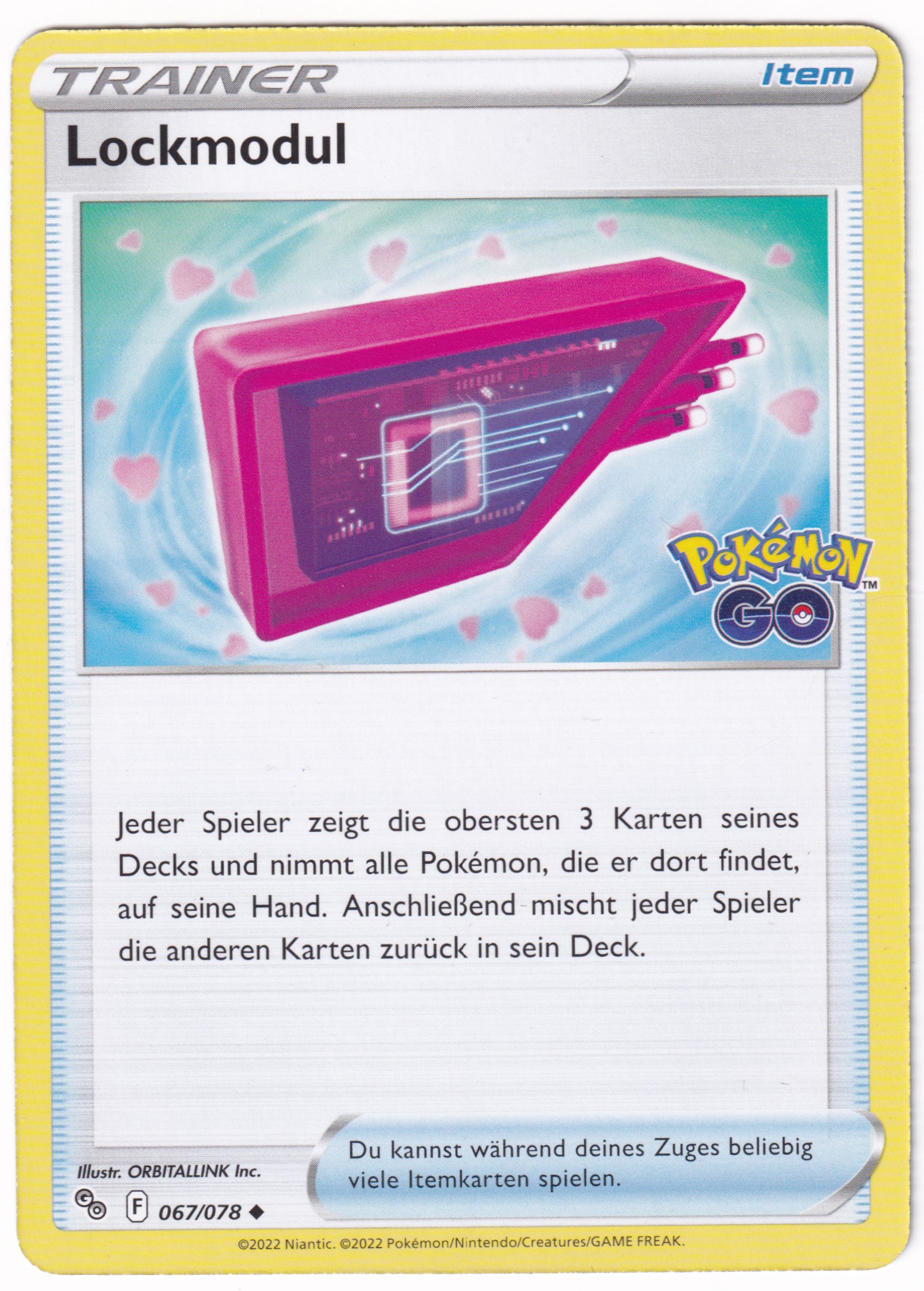 Lockmodul 067 /78 Uncommon - Pokemon Go Deutsch