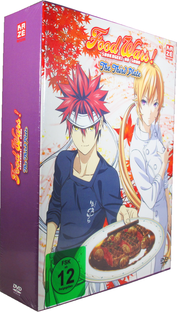 Food Wars! Shokugeki No Soma: The Third Plate Vol. 01 im Sammelschuber - DVD