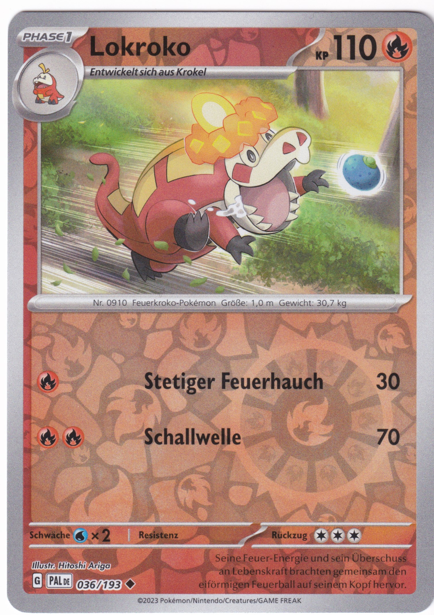 Lokroko 036/193 Uncommon Reverse Holo - Entwicklungen in Paldea Deutsch