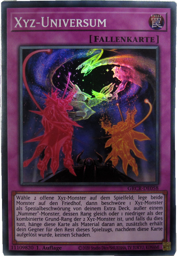 GRCR-DE058 XYZ-Universum Super Rare deutsch