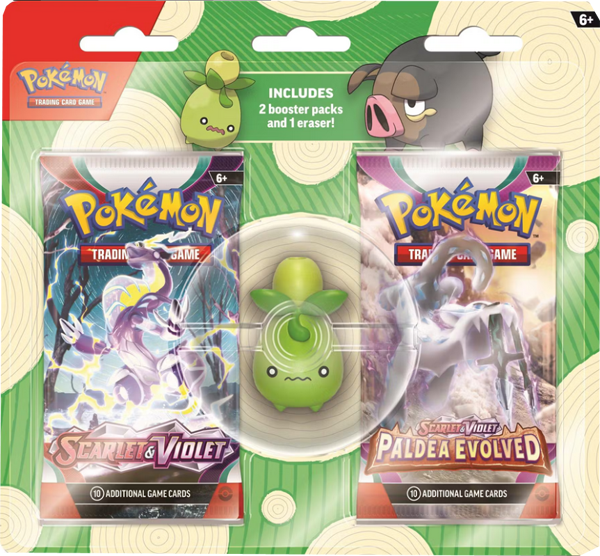 Pokemon Back to School Eraser Blister - Smoliv englisch