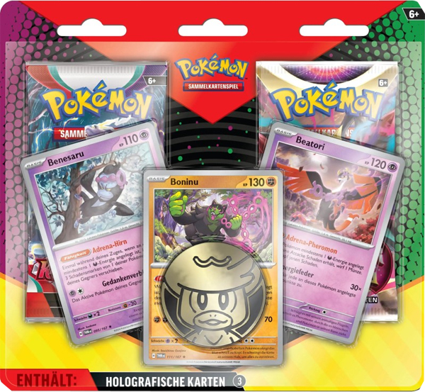 Pokemon Enhanced 2-Pack  - Boninu - Benesaru - Beatori (März 2025) deutsch