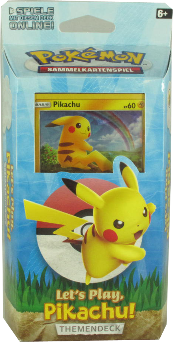 Pokemon Let's Play Pikachu Themendeck
