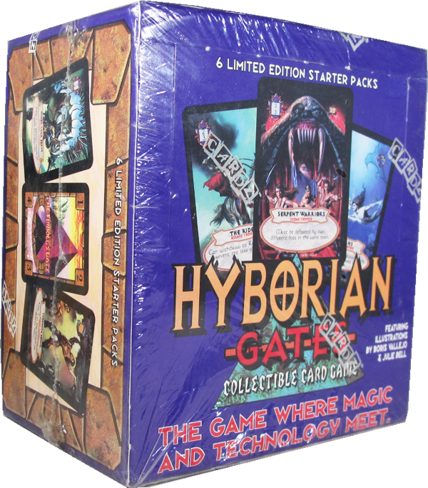 Hyborian Gate CCG Limited Edition Starter Packs Display - englisch