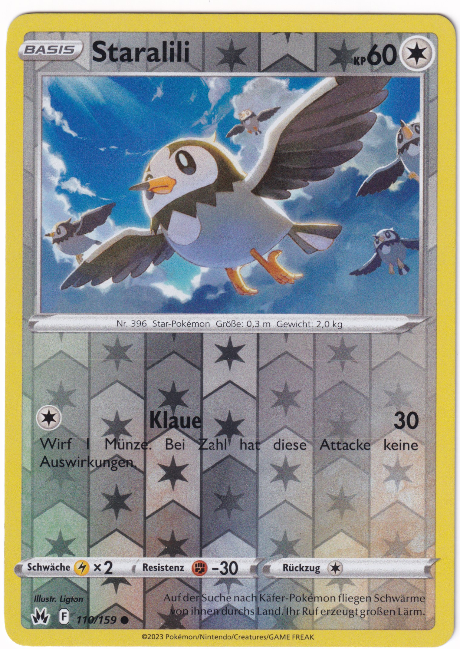 Staralili 110/159 Common Reverse Holo - Zenit der Könige Deutsch